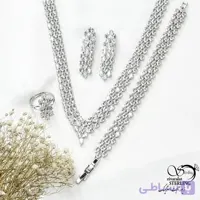 سرویس جواهری (مجلسی) فول نگین زنانه کد 21692