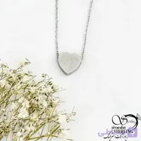 گردنبند قلب آینه ایی مینیمال کد 21095