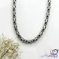 گردنبند مردانه طرح کلاسیک برند استیل کد 21837
