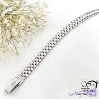 دستبند نقره رولکس اسپرت با عیار925 کد 21280