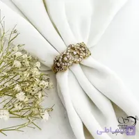 انگشتر طلاروس نگین دار مشابه طلا کد 21123