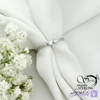 انگشتر نقره قلب ظریف با عیار925 کد 22235