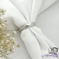 انگشتر (حلقه) چند بعدی نقره 925 عیار سایز 6 (52) کد 21481