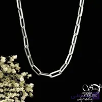 گردنبند (زنجیر) طرح کلاسیک نقره ساخت ایتالیا کد 21371