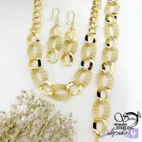 سرویس زنانه مشابه طلا مدل حصیری کد 22159