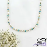 گردنبند کلاسیک طرح طلا مارک ژوپینگ کد 21102