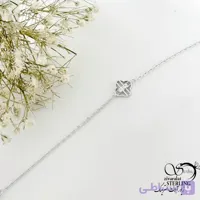 دستبند نقره 925 عیار طرح طلا کد 21271
