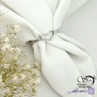 انگشتر عیار 925 مدل قلب کد 21531