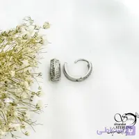 گوشواره کلیپسی نقره 925 عیار ایتالیا کد 21282