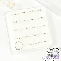 پیرسینگ بینی نقره گرد کد 7493