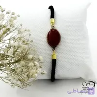 دستبند بند آسانسوری سنگ عقیق کد 21112
