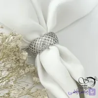 انگشتر نقره پرنس فول نگین سایز7 کد 21899