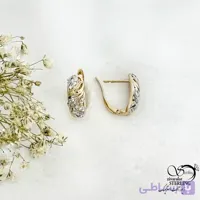 گوشواره کلیپسی طرح طلا برند ژوپینگ کد 21698