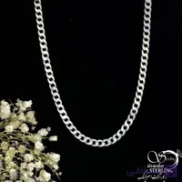 گردنبند کارتیر مردانه با نقره 925ساخت ایتالیا کد 21373