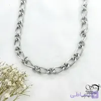 گردنبند (زنجیر) استیل مردانه درشت کد 21836
