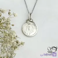 گردنبند شمایل حضرت علی (ع) و حضرت محمد (ص) نقره 925 کد 21505