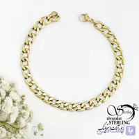 دستبند زنجیری کارتیر استیل کد 22294