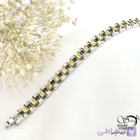 دستبند برند استیل رولکس مردانه کد 21783