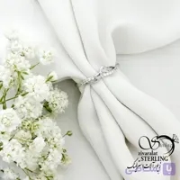 انگشتر نقره 925 عیار پاپیون دار کد 22229