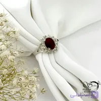 انگشتر نقره 925عیار زنانه با سنگ عقیق کد 21463