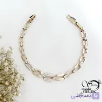 دستبند آینه ای مشابه طرح برند ژوپینگ کد 21736