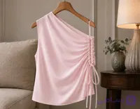 تاپ رومی زنانه بغل گت دار جنس کرپ الیزه