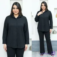 شومیز زنانه مشکی نخی خنک
