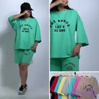 تیشرت شلوارک اسپرت باکسی