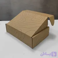 کارتن سه‌لایه کیبوردی 26*18 ارتفاع 7 سانتی‌متر طرح موج