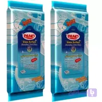 دستمال مرطوب تمیزکننده سطوح پانو مدل 108 بسته 2 عددی
