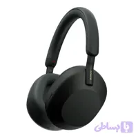 هدفون بی‌سیم سونی مدل WH-1000XM5 با نویز کنسلینگ فعال (ANC)، درگاه شارژ USB Type-C، دارای 4 میکروفون با فناوری Beamforming، پشتی
