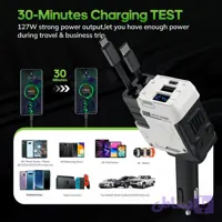 شارژر فندکی 120 وات کد 4in1
