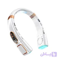 پنکه گردنی مدل Turbo Bladeless ال ای دار ظرفیت 20000 میلی‌آمپر ساعت