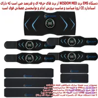 دستگاه ماساژور شکم و بدنسازی ویزدام مد مدل Professional EMS مجموعه 5 عددی