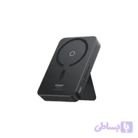 پاوربانک بی‌سیم 20 وات بیسوس مدل MagPro Magnetic Bracket 20w با ظرفیت 5000 میلی آمپر ساعت به همراه کابل USB-C به USB-C