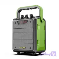 اسپیکر بلوتوثی قابل حمل دبلیو-کینگ مدل T2 به همراه میکروفون