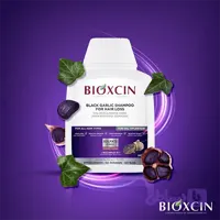 شامپو ضدریزش سیر سیاه بیوکسین مخصوص انواع مو (Bioxcin Black Garlic Shampoo)