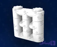 مخزن 2000 لیتری کتابی (آسانرو) پلاستونیک