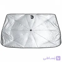 آفتابگیر شیشه جلو خودرو مدل چتری مناسب انواع ماشین
