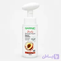فوم شستشوی بدن گارنیک 300 میل رایحه هلو مناسب پوست نرمال GARNIC