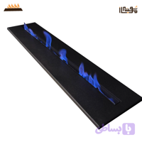 شومینه توکار الکلی جنس آهن (رنگ مشکی)