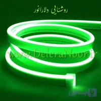 نئون فلکسی سبز 12 ولت