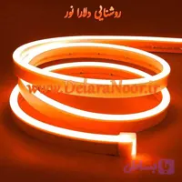 نئون فلکسی نارنجی 12 ولت