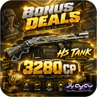 آفر Bonus Deals کالاف (3280 سی پی + گان Hs Tank)