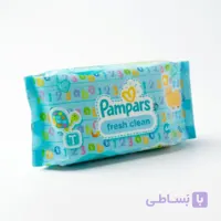 دستمال مرطوب کودک پامپرز مدل Fresh Clean بسته ۶۴ عددی