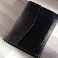 کیف فولدر چرم طبیعی دستی اسپرت مشکی اداری کلاسیک