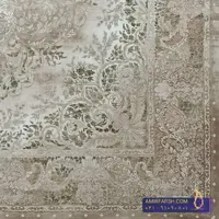 فرش مدرن 1200 شانه بژ طرح نوید کد AF-1221