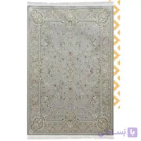 فرش مدرن 1200شانه نقره ای طرح فروغ کد AF-1194