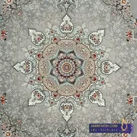 فرش کلاسیک 1200 شانه نقره ای طرح نادیا کد AF-1450