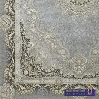 فرش مدرن 1200 شانه نقره ای طرح فرداد کد AF-1209